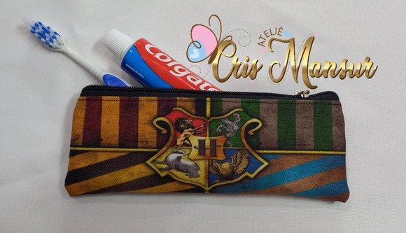 Estojo Slim Personalizado Harry Potter - Porta Higiene Bucal - Imagem 2