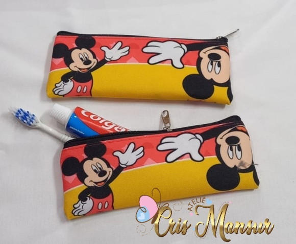 Estojo Slim Personalizado Mickey Porta Higiene Bucal - Imagem 2
