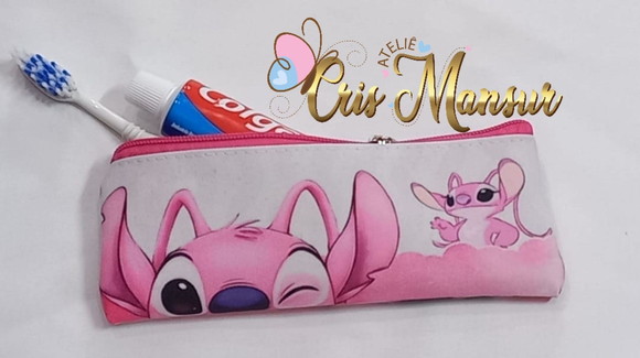 Estojo Slim Personalizado Stitch - Porta Higiene Bucal - Imagem 2