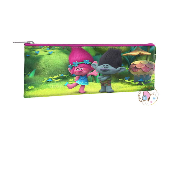 Estojo Slim Personalizados - Tema Trolls