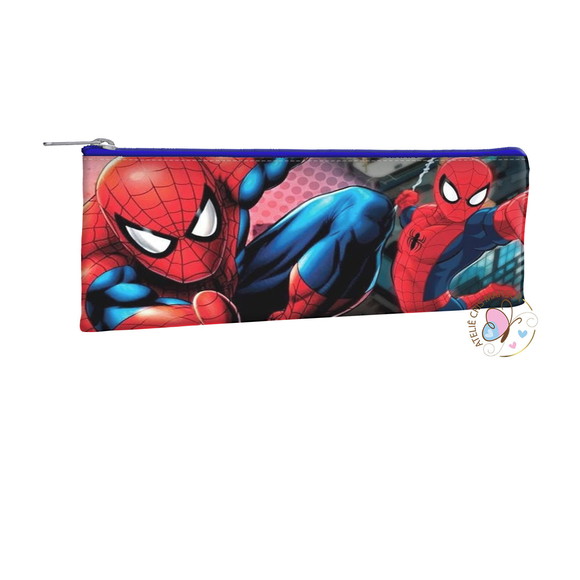 Estojo Slim Personalizados 19 x 7 - Tema Homem Aranha