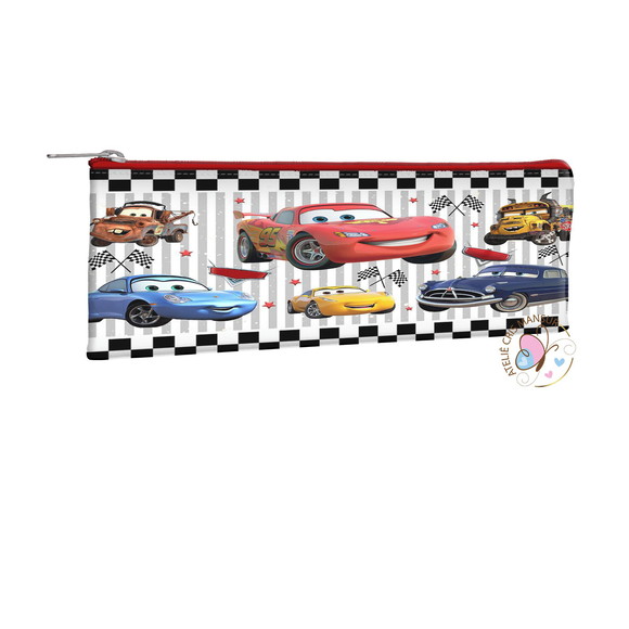 Estojo Slim Personalizados Carros da Disney