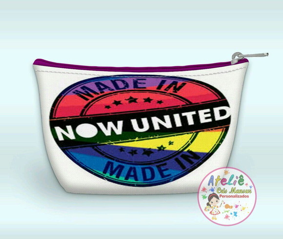 LEMBRANCINHA NECESSAIRE PERSONALIZADA NOW UNITED