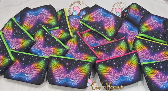 Necessaire Asas Neon