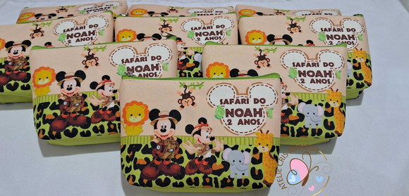 Necessaire Mickey Sáfari
