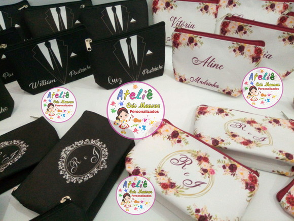 Necessaire Para Padrinhos e madrinhas de Casamento - Imagem 2