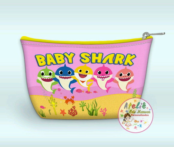 Necessaire Personalizada - Tema Babyshark