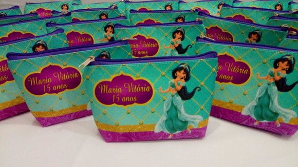 Necessaire Personalizada - Tema Jasmine Aladim - Imagem 4