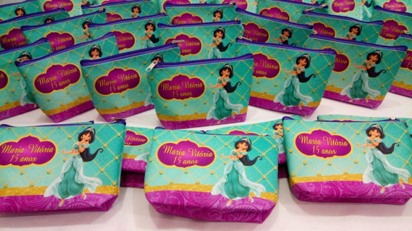 Necessaire Personalizada - Tema Jasmine Aladim - Imagem 3