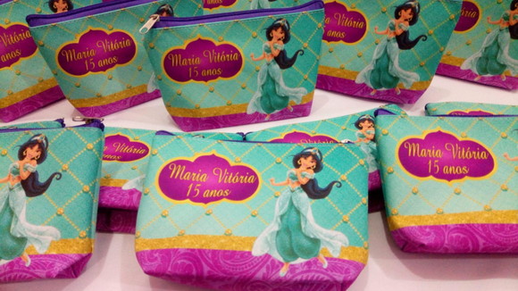 Necessaire Personalizada - Tema Jasmine Aladim - Imagem 5