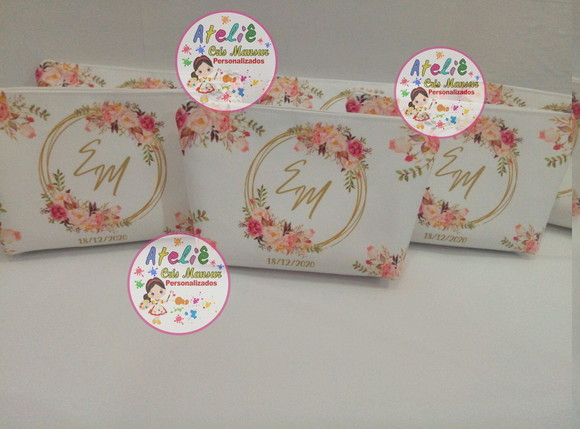 NECESSAIRE PERSONALIZADA FLORAL