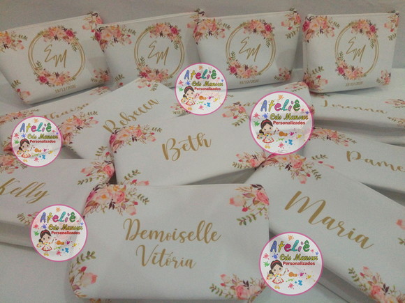 NECESSAIRE PERSONALIZADA FLORAL - Imagem 3