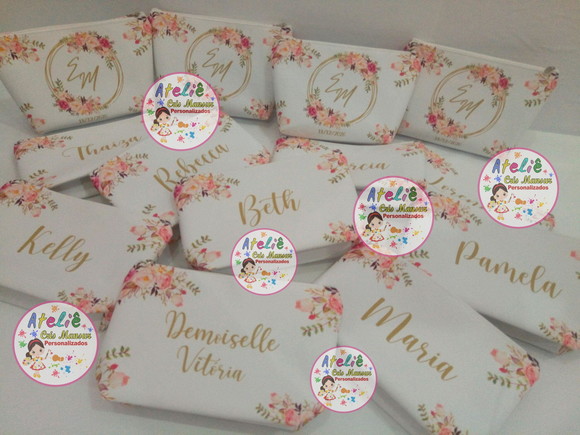 NECESSAIRE PERSONALIZADA FLORAL - Imagem 5