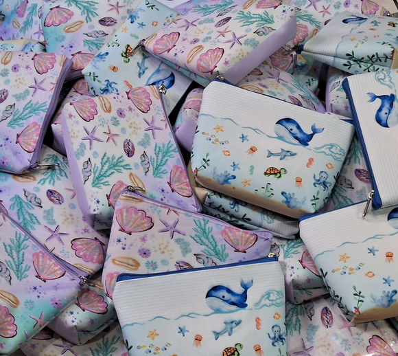 Necessaire Personalizada Fundo Mar - Meninos e Meninas
