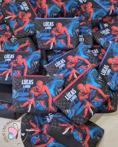 Necessaire Personalizada Homem Aranha