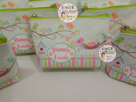 Necessaire Personalizada Jardim encantado