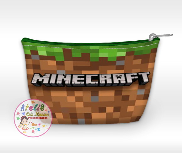 Necessaire personalizada Minecraft