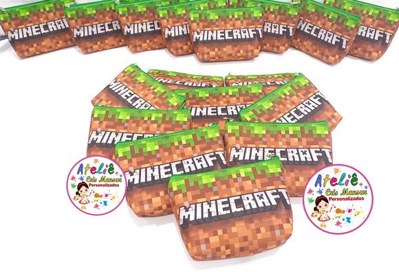 Necessaire Personalizada Minecraft