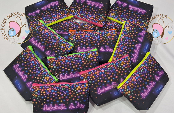 Necessaire Personalizada Neon
