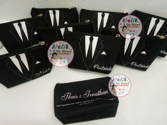 Necessaire personalizada Terno Padrinho