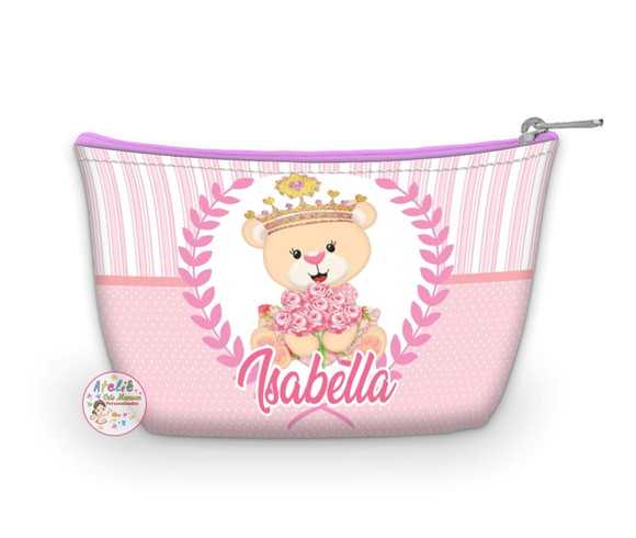 Necessaire Personalizada Ursinha Princesa