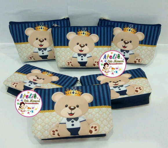 Necessaire Personalizada Ursinho Príncipe