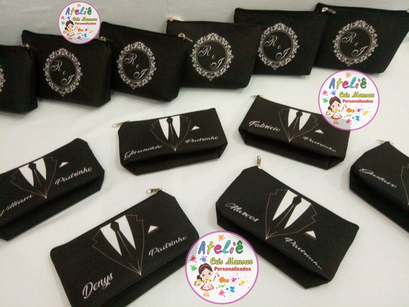 Necessaire personalizadas Para Padrinho de Casamento