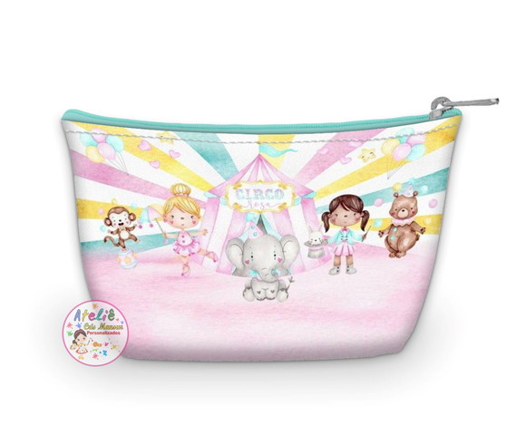 Necessarie Circo rosa aquarela