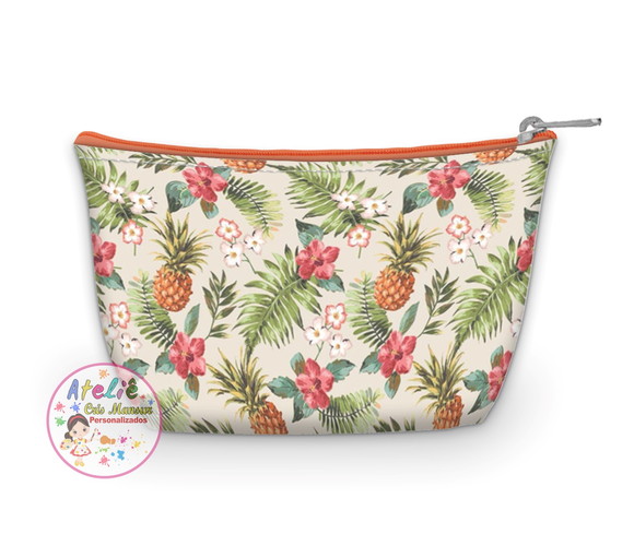 Necessarie Personalizada Abacaxi Floral