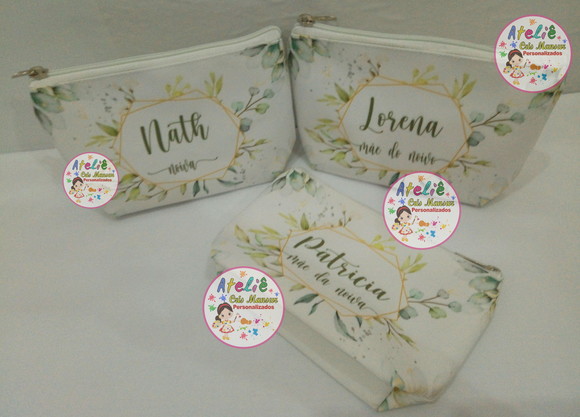 Necessarie personalizada Casamento -Folhagens