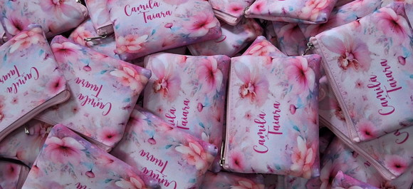 Porta Moeda Personalizado Jardim Encantado - Imagem 2