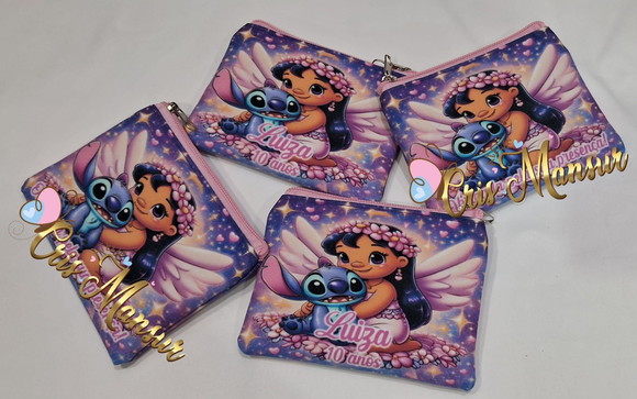 Porta Moeda Personalizado Lilo e Stitch
