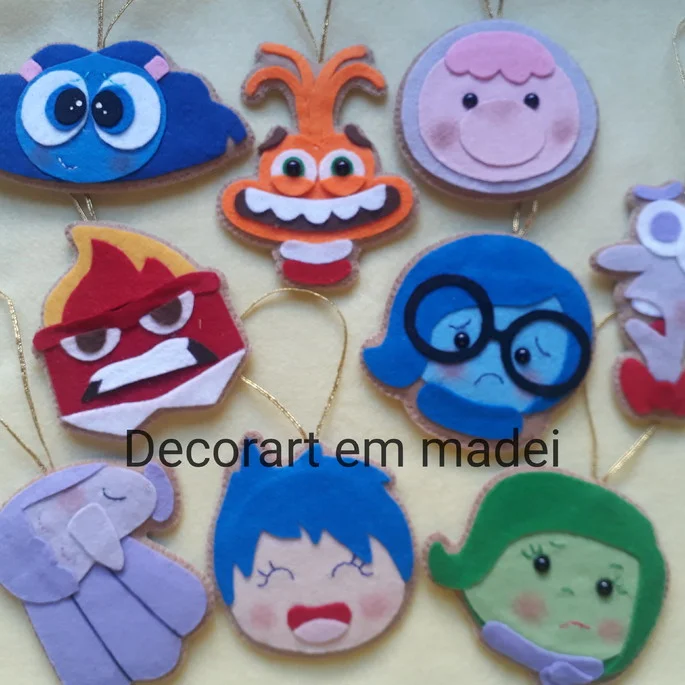 Pingentes Decoração Natal - Divertidamente - Imagem 1
