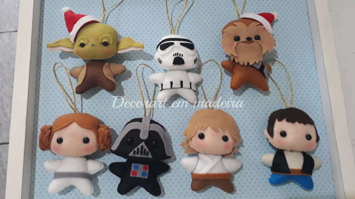 Pingentes Bonecos Decoração Natal - Star Wars - Imagem 1