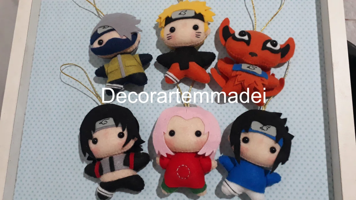 Pingentes decoração de Natal - Naruto - Imagem 1