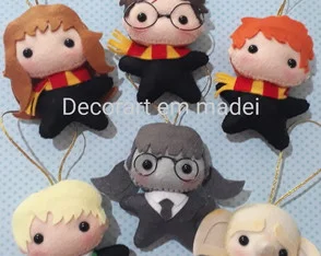 Pingentes decoração natal Harry Potter - Imagem 1