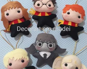 Pingentes decoração natal Harry Potter