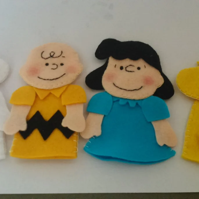 Dedoches brinquedos educativos Snoopy - Imagem 1
