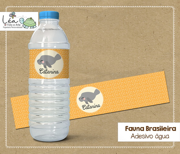 Adesivo Água Festa Fauna Brasileira