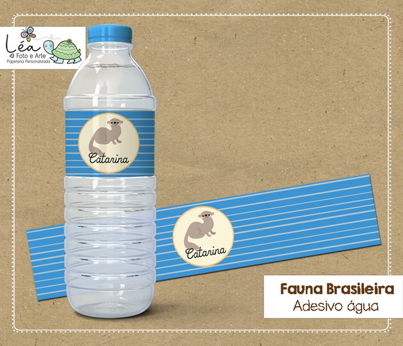 Adesivo Água Festa Fauna Brasileira - Imagem 4