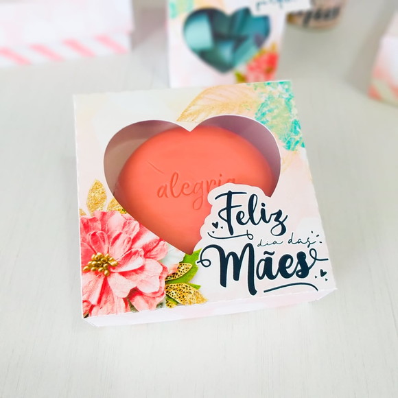 Caixa para Sabonete Dia das Mães