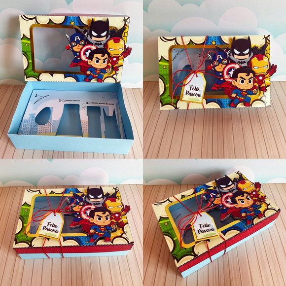 Kit Mini Confeiteiro Super Heróis