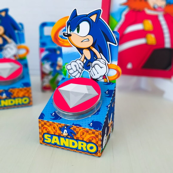 Caixa Porta Latinha Sonic
