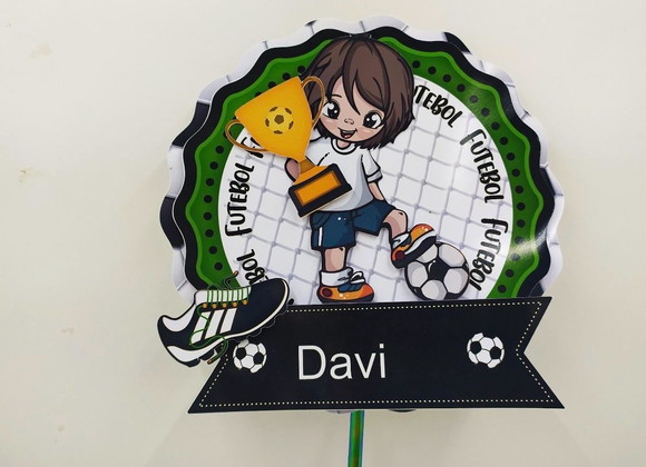 Topo de Bolo Futebol