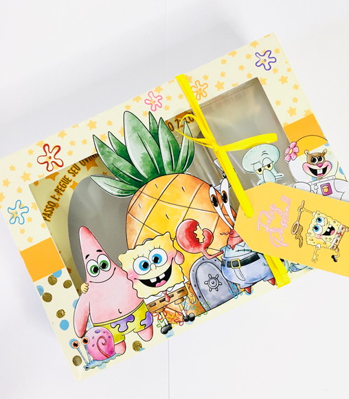 Caixa Mini Confeiteiro Bob Esponja