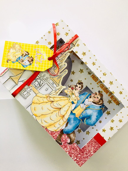 Caixa Mini Confeiteiro a Bela e a Fera