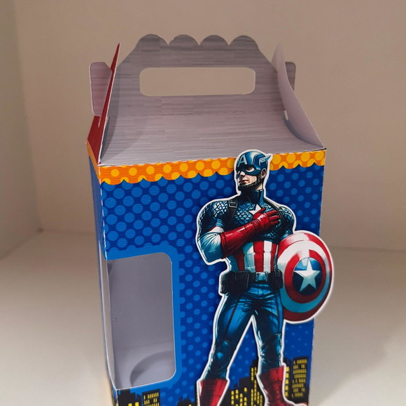 Caixa Surpresa para Lanche e Refrigerante Super Herois - Imagem 5