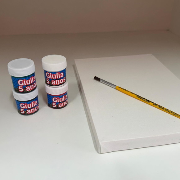 Kit Pintura Tela com Guachê Personalizada Super Herois - Imagem 3