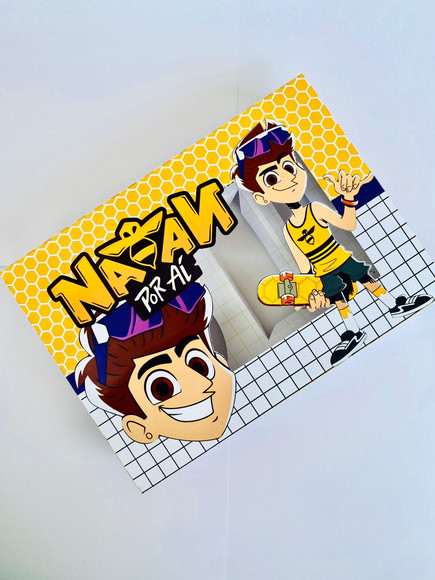 Caixa Mini Confeiteiro Natan Por Aí