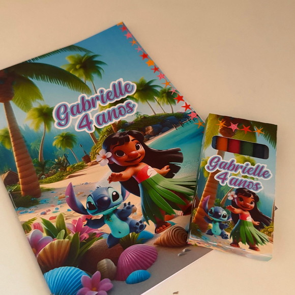 Kit para Colorir com Giz de Cera Stitch